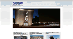 Desktop Screenshot of cogeimspa.it