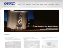 Tablet Screenshot of cogeimspa.it